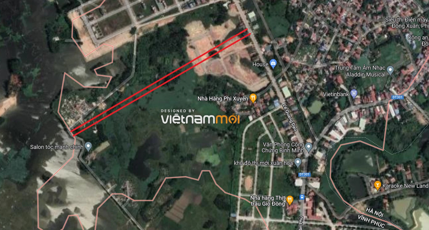 Đường sẽ mở theo quy hoạch ở phường Xuân Hòa, TP Phúc Yên, tỉnh Vĩnh Phúc (phần 1) - Ảnh 3. Đường sẽ mở theo quy hoạch ở phường Xuân Hòa, TP Phúc Yên, tỉnh Vĩnh Phúc (phần 1) - Ảnh 3.