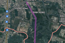 Đường sẽ mở theo quy hoạch ở xã Bình Hưng, huyện Bình Chánh, TP HCM (Phần 13)