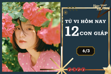 Tử vi hàng ngày hôm nay 6/3 của 12 con giáp: Sửu may mắn ngập tràn, Thìn sự nghiệp trì hoãn