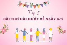 Top 5 bài thơ hài hước về ngày 8/3 trong mùa COVID 2022