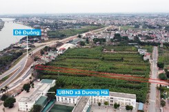 Đường sẽ mở theo quy hoạch ở xã Dương Hà, Gia Lâm, Hà Nội (phần 1)