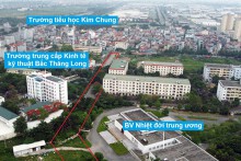 Đường sẽ mở theo quy hoạch ở xã Kim Chung, Đông Anh, Hà Nội (phần 3)