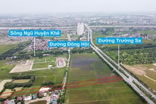 Đường sẽ mở theo quy hoạch ở xã Kim Nỗ, Đông Anh, Hà Nội (phần 3)