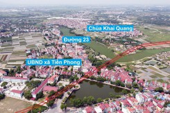 Đường sẽ mở theo quy hoạch ở xã Tiền Phong, Mê Linh, Hà Nội (phần 1)