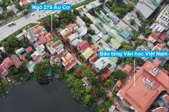 Đường sẽ mở theo quy hoạch ở phường Quảng An, Tây Hồ, Hà Nội (phần 1)