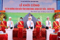 Bình Định khởi công đường ven biển gần 2.700 tỷ