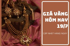 Giá vàng hôm nay 19/7: Điều chỉnh trái chiều từ 50.000 đồng/lượng đến 1,6 triệu đồng/lượng