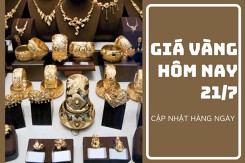 Giá vàng hôm nay 21/7: Quay đầu giảm mạnh không quá 1,4 triệu đồng/lượng