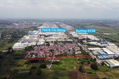 Đường sẽ mở theo quy hoạch ở thị trấn Chi Đông, Mê Linh, Hà Nội (phần 3)