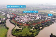 Đường sẽ mở theo quy hoạch ở xã Uy Nỗ, Đông Anh, Hà Nội (phần 2)