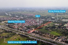 Đường sẽ mở theo quy hoạch ở xã Xuân Canh, Đông Anh, Hà Nội (phần 2)