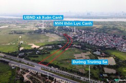 Đường sẽ mở theo quy hoạch ở xã Xuân Canh, Đông Anh, Hà Nội (phần 3)