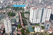 Đường sẽ mở theo quy hoạch ở phường Thanh Xuân Trung, Thanh Xuân, Hà Nội (phần 1)