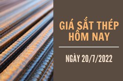 Giá sắt thép xây dựng hôm nay 20/7: Tăng ngày thứ ba liên tiếp