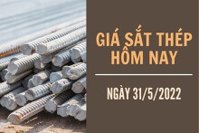 Giá sắt thép xây dựng hôm nay 31/5: Tiếp đà đi lên, đạt mức 4.663 nhân dân tệ/tấn