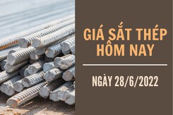 Giá sắt thép xây dựng hôm nay 28/6: Tiếp tục đi lên, neo trên ngưỡng 4.200 nhân dân tệ/tấn