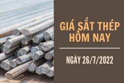 Giá sắt thép xây dựng hôm nay 26/7: Giảm nhẹ trở lại trên Sàn Thượng Hải
