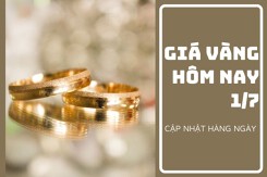 Giá vàng hôm nay 1/7: Đồng loạt giảm trở lại không quá 200.000 đồng/lượng