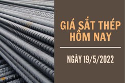 Giá sắt thép xây dựng hôm nay 19/5: Duy trì đà giảm, cận kề mốc 4.500 nhân dân tệ/tấn