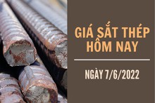 Giá sắt thép xây dựng hôm nay 7/6: Quay đầu giảm xuống mức 4.759 nhân dân tệ/tấn