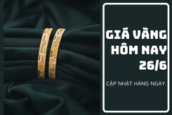 Giá vàng hôm nay 26/6: Vàng SJC giảm 50.000 - 100.000 đồng/lượng trong tuần qua