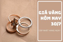 Giá vàng hôm nay 30/7: Vàng SJC điều chỉnh tăng 100.000 đồng/lượng trong phiên giao dịch cuối tuần