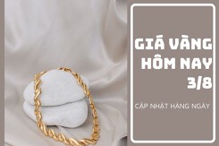 Giá vàng hôm nay 3/8: Điều chỉnh giảm 200.000 đồng/lượng