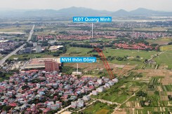 Đường sẽ mở theo quy hoạch ở thị trấn Quang Minh, Mê Linh, Hà Nội (phần 2)
