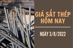 Giá sắt thép xây dựng hôm nay 3/8: Quay đầu tăng, đạt mức 4.121 nhân dân tệ/tấn