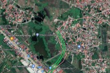Đường có thể mở theo quy hoạch ở xã Đồng Quang, huyện Ba Vì, Hà Nội