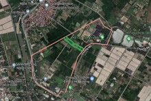 Đường sẽ mở theo quy hoạch ở thị trấn Phùng, huyện Đan Phượng, Hà Nội