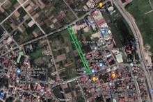 Đường có thể mở theo quy hoạch ở xã Minh khai, huyện Hoài Đức, Hà Nội