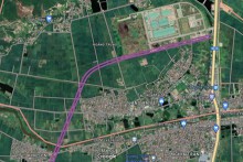 Đường sẽ mở theo quy hoạch ở xã Hoằng Trung, Hoằng Hóa, Thanh Hóa