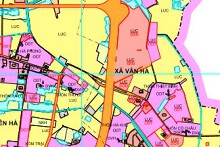 Bản đồ quy hoạch sử dụng đất xã Vân Hà, Đông Anh, Hà Nội
