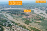 Toàn cảnh Đảo Ngọc trung tâm TP Quảng Ngãi kêu gọi đầu tư khu đô thị sinh thái 187 ha