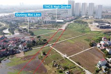 Đường sẽ mở theo quy hoạch ở xã Mai Lâm, Đông Anh, Hà Nội (phần 4)