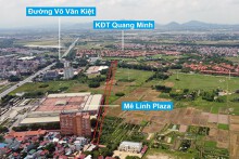 Đường sẽ mở theo quy hoạch ở thị trấn Quang Minh, Mê Linh, Hà Nội (phần 1)