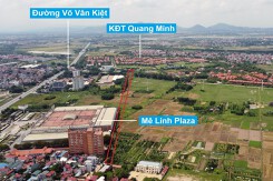 Đường sẽ mở theo quy hoạch ở thị trấn Quang Minh, Mê Linh, Hà Nội (phần 1)