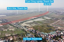 Đường Vành đai 4 sẽ mở theo quy hoạch qua huyện Thanh Oai, Hà Nội
