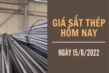 Giá sắt thép xây dựng hôm nay 15/6: Tiếp đà giảm, về dưới mức 4.650 nhân dân tệ/tấn