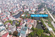 Sắp lấp nhiều hồ để làm nhà, làm đường ở phường Ngọc Thụy, Long Biên, Hà Nội