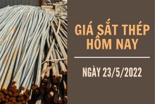 Giá sắt thép xây dựng hôm nay 23/5: Tiếp tục đi lên trên Sàn giao dịch Thượng Hải