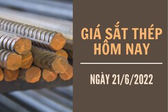 Giá sắt thép xây dựng hôm nay 21/6: Chấm dứt chuỗi giảm, trở lại trên mức 4.200 nhân dân tệ/tấn