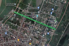 Đường sẽ mở theo quy hoạch ở xã Hữu Bằng, huyện Thạch Thất, Hà Nội