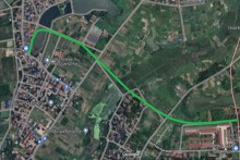 Đường có thể mở theo quy hoạch ở xã Đông Sơn, huyện Chương Mỹ, Hà Nội (phần 2)