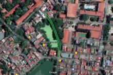 Đường có thể mở theo quy hoạch ở phường Phương Mai, quận Đống Đa, Hà Nội