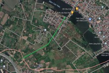 Đường có thể mở theo quy hoạch ở xã Cao Viên, huyện Thanh Oai, Hà Nội