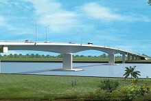 Xây cầu Hà Bắc 2 nối tỉnh Bắc Ninh với Bắc Giang