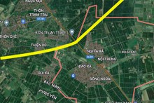 Đường sẽ mở theo quy hoạch ở xã Nghĩa Đạo, huyện Thuận Thành, Bắc Ninh