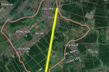 Đường sẽ mở theo quy hoạch ở xã Ngũ Thái, huyện Thuận Thành, Bắc Ninh